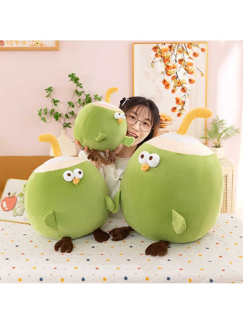 

Coconut chicken funny plush toy decoration cartoon simulation animal plush toy pillow birthday gift home small ornament