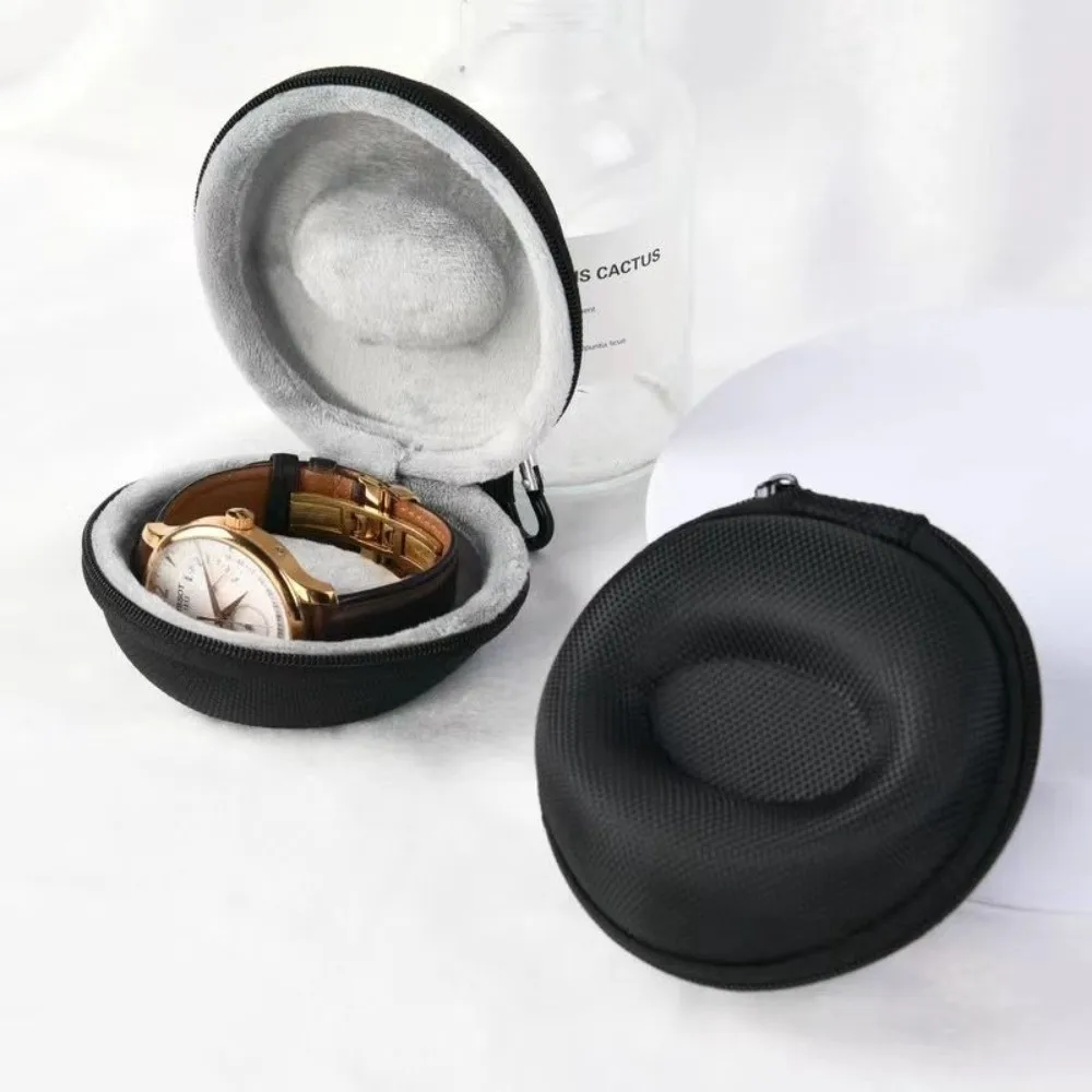 WaterProof Watch Storage Box Shock-Resistant Zippered Smartwatch Holder EVA Material Impact-Resistant Jewelry Box Travel Use