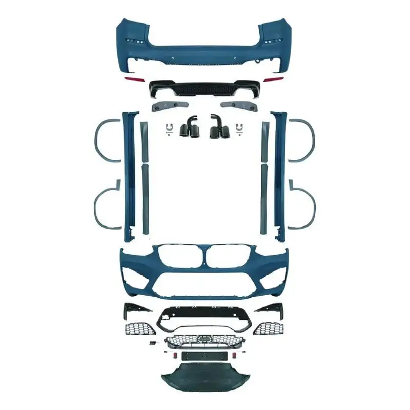 

Body Kit for X3 Surround G01 LCI Modified F97 X Surround Front bar Assembly Rear Lip Kit