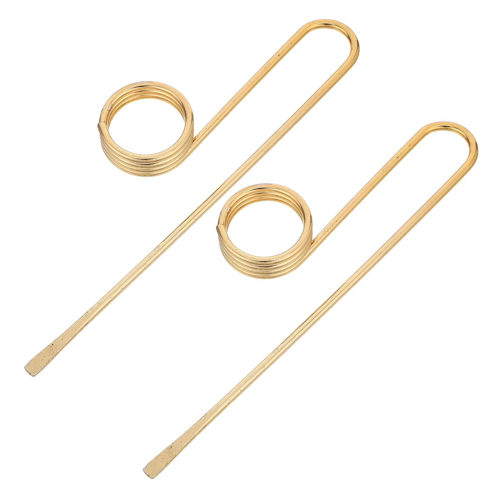 

2pcs Metal Ring Holder Book Page Holder For Reading Lightweight Portable Bookmark Set - Retro Reading Accessories For Book