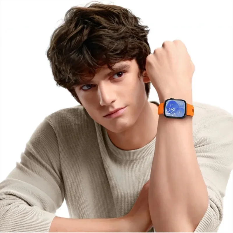 حافظة كمبيوتر + حزام سيليكون لساعة Huawei Watch Fit 4 Pro Sport سوار معصم قابل للتنفس + غطاء حماية لساعة Huawei Watch Fit 4/3 ملحق