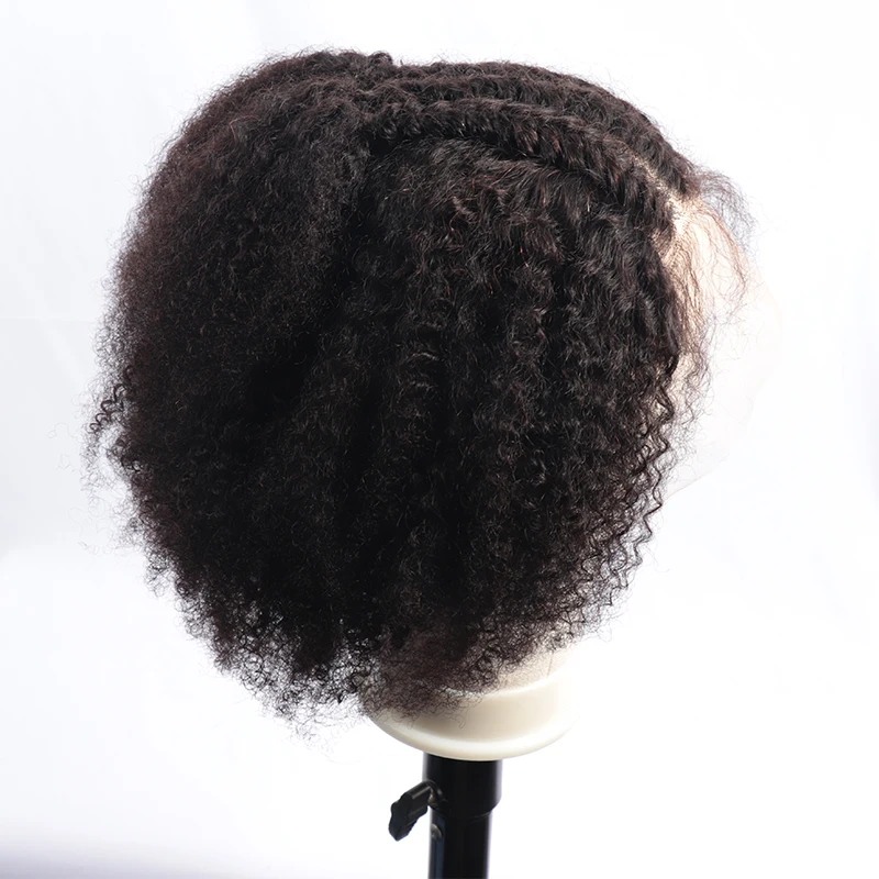 Braided Wigs 13x6 Lace Front Human Hair Wigs Braided Hair Wigs For Women Twist Locs Human Hair Braiding Afro Kinky Curly 4C