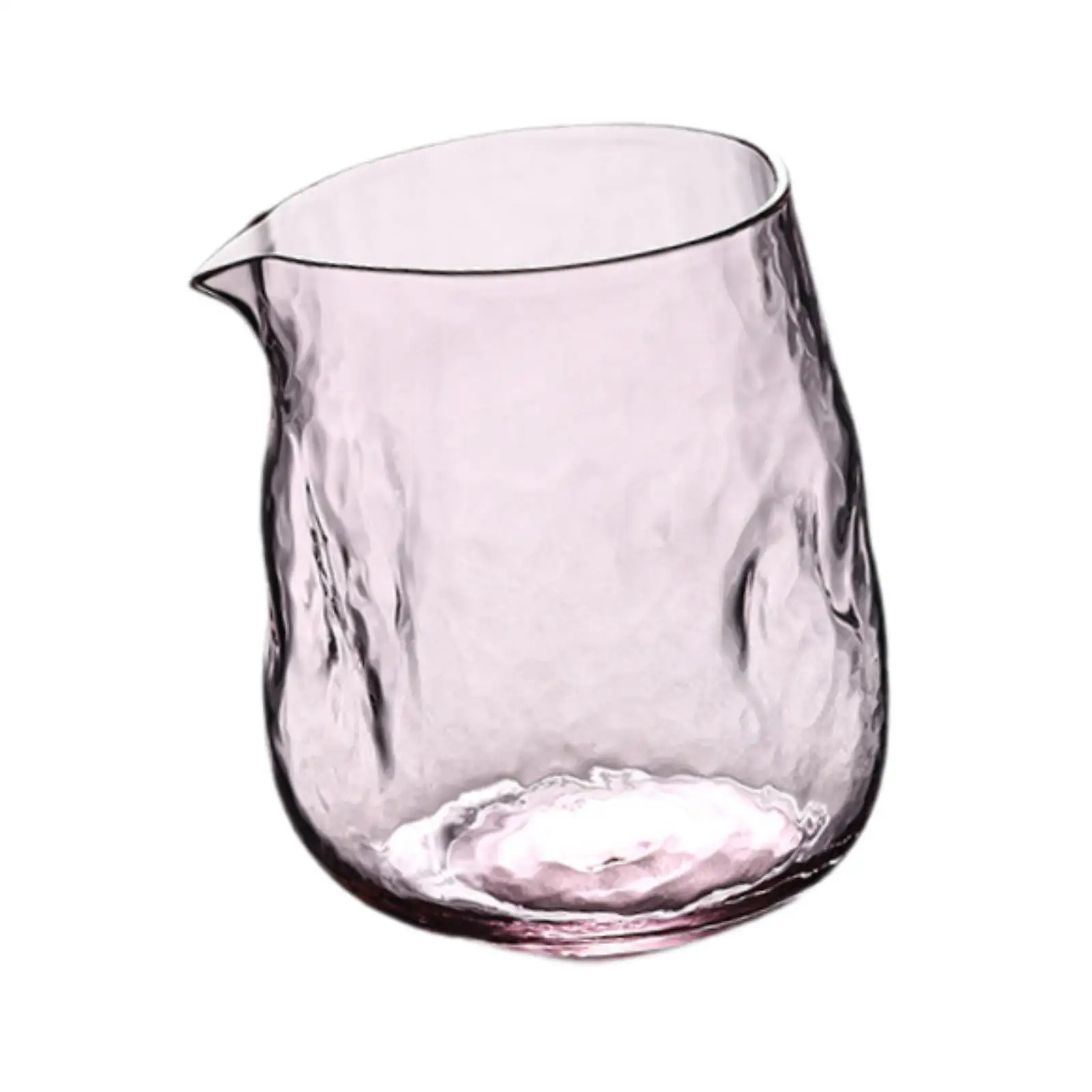 Premium Clear Glass Tea Cup Small Pitcher Kungfu Teaware Fair Cup for Sharing Tea Coffee Milk Juice at Home Office