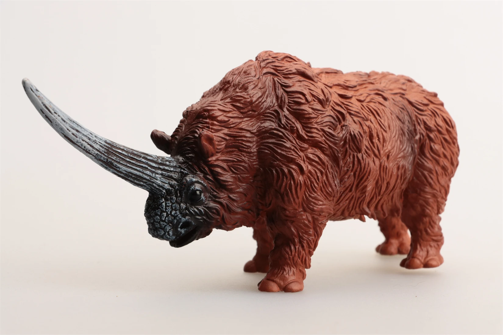Earth Story Studio Woolly Rhinoceros Model Prehistoric Animal Figure Coelodonta Antiquitatis Collection Decor Birthday Gift