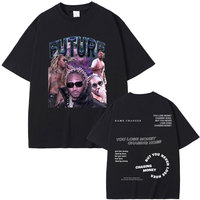 Rapper Future Graphic T-shirts Men Women Hip Hop Fashion Pop Music T-shirt Men's Casual Cotton Vintage Short Sleeve T Shirt Tops