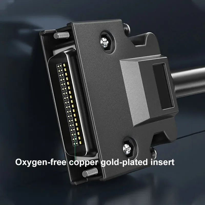 SCSI Servo Connection Cable with Terminal CN14/20/26/36/50 Pin Loose Wire Signal Head Shielded Line for Panasonic Yaskawa Cord