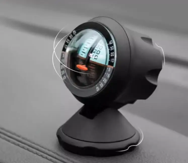 Outdoor off-road Adjustable angle Vehicle mounted slope meter Level balance instrument automobiles Self driving tools NO.TXF-301