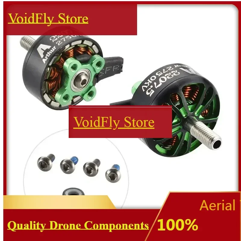 VoidFlyOriginal Flashhobby Arthur A2207.5 1900KV 2500KV 2750KV 4S FPV Brushless Motor For RC FPV Freestyle 5-7inch Long Range D