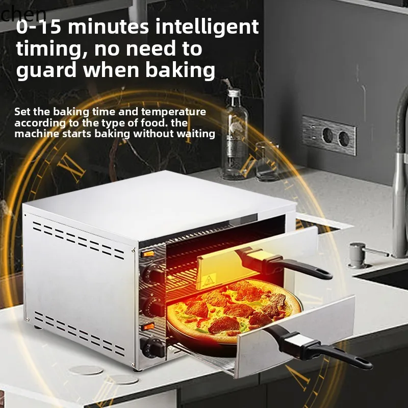 commercial electric oven household noodle stove stainless steel baking pizza machine