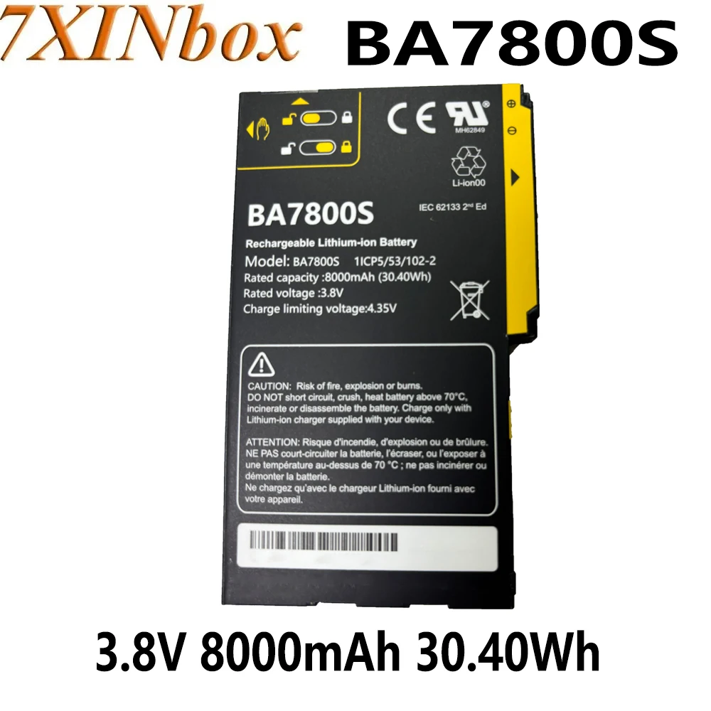 

7XINbox New BA7800S BA7800 3.8V 8000mAh 30.40Wh Battery For A8 Outdoor Beidou Handheld GPS
