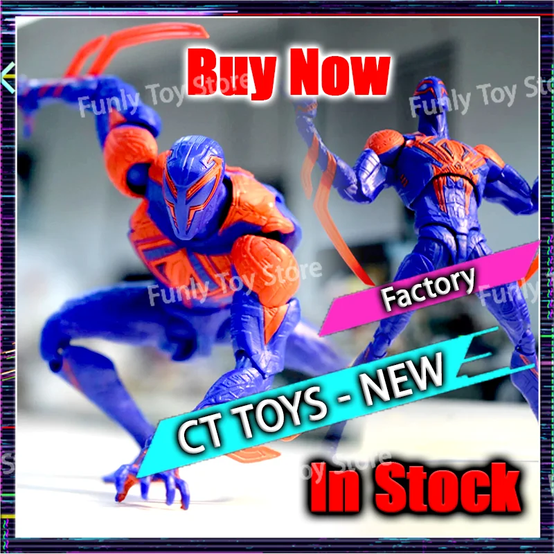 Ct Toys Spiderman Figure 2099 Spider-Man Across The Spider-Verse S.h.figuarts SHF Anime Action Figure Figurine Model Gifts Toys