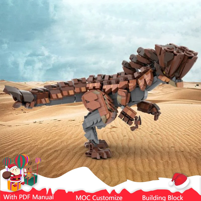 1149 أجزاء الديناصورات الصحراوية MOC مخصص اللبنات نموذج الإبداعية الجمعية الطوب عرض لعب الأولاد الأطفال هدايا عيد الميلاد
