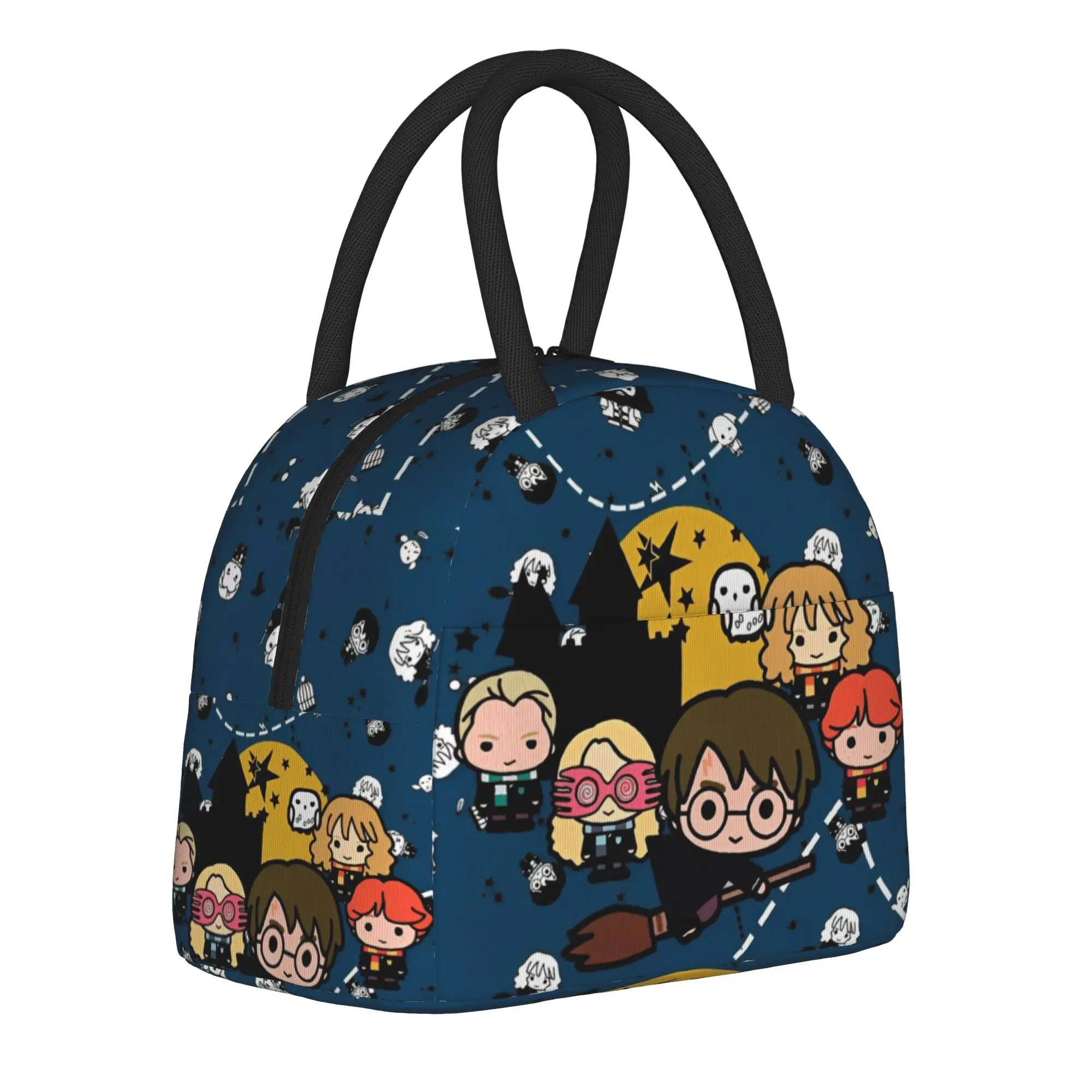 

H-HP-P Harrys potters magic Accessories Insulated Lunch Bag For School Office Food Storage Bag Portable Thermal Bento Box