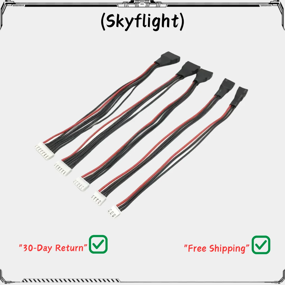 

5 шт./лот JST-XH 2S/3S/4S/6S 20 см 22AWG Lipo Balance Удлинитель зарядного кабеля Шнур для зарядного устройства RC Автомобиль Лодка Игрушки