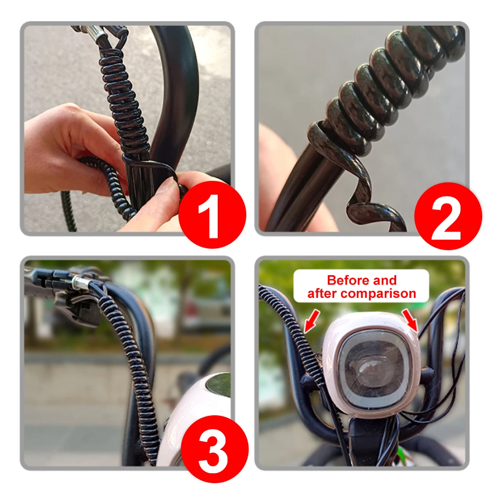 1/2Pcs E-bike Scoot Cable Winder Protector Line Organizer For Ninebot Dualtron Kugoo Zero 8 10 Xiaomi M365 Scootors