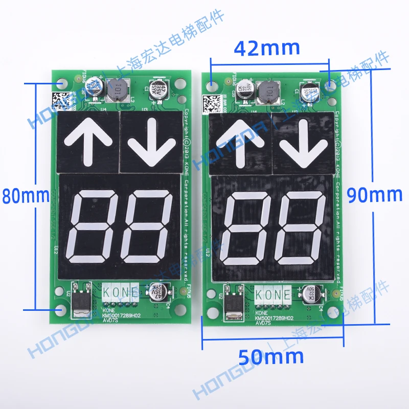 Tongli outbound call seven segment code display board/KM50017288G01/KM50017289H02/KM863190G01