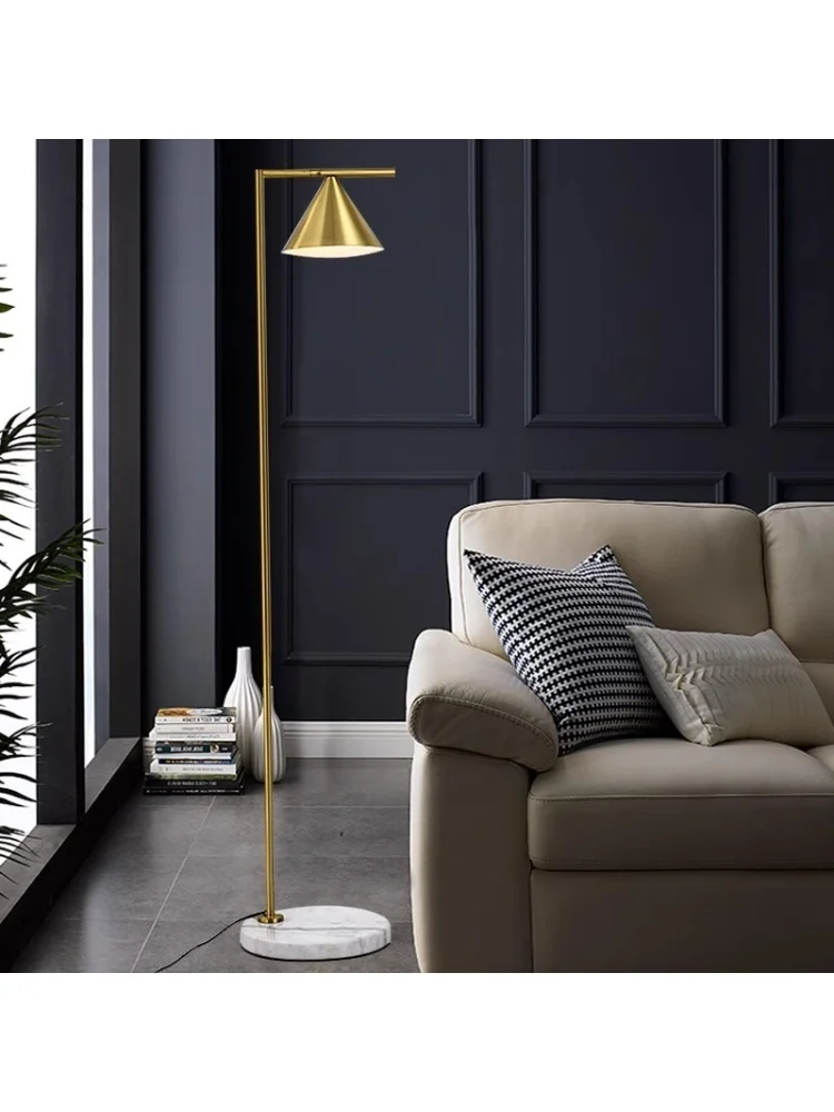 

Nordic floor lamp, living room, study room, bedroom, simple bedside lamp, light luxury, personalized standing desk lamp