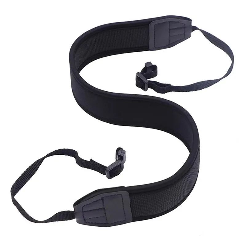10pcs/lot Black Anti-Slip Neoprene Camera shoulder Neck Strap Universal Camcorder Belt for DSLR Camera