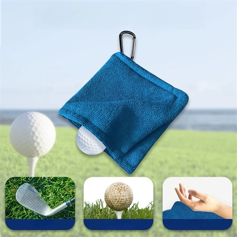 

Полотенце для чистки мячей для гольфа, полировочное полотенце для клюшек, полотенце для гольфа