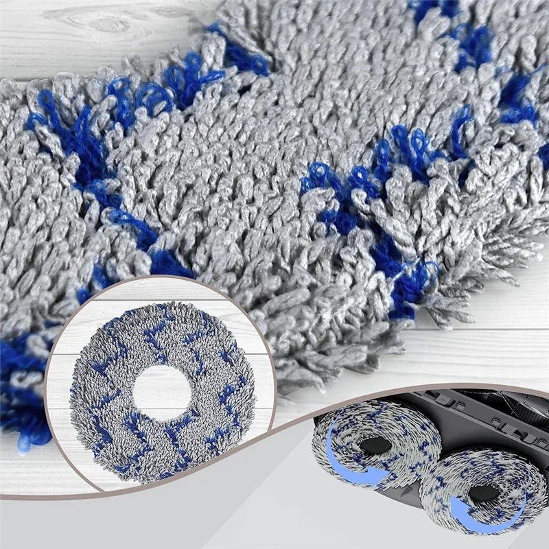 

INLIG-Suitable For Ecovacs Robot T10 TURBO Accessories, Robot Vacuum Cleaner Accessories, Dust Bag, Filter, Main Side Brush