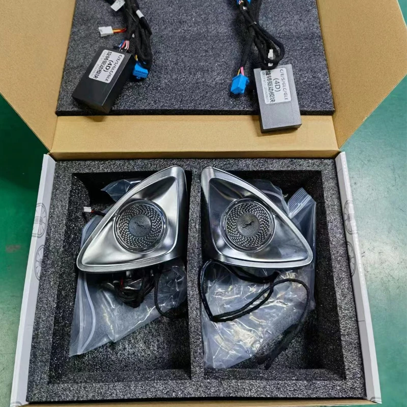 

4D Rotary Treble Tweeter Speakers For Mercedes Benz C/E Coupe W205/W238 New Condition 64 Colors Two-Door Coupe