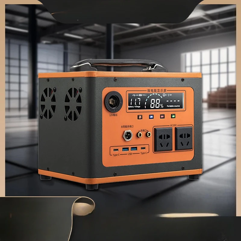 220v Outdoor Emergency Mobile Power Bank 2000Wh Lithium Ion Battery,Home Camping 1200w Portable Power Station Solar Generetor