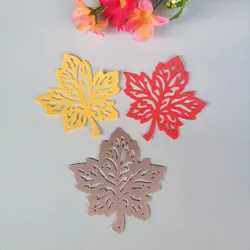 Maple Leaf Metal Cutting Dies for Stencil Templates Scrapbooking Embossing Knife Blade Punch Card Dies Cut New 2022