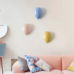 Ceramic balloon wall hanging decoration wall hanging art children's room decoration home decoration accessories sculpture gifts