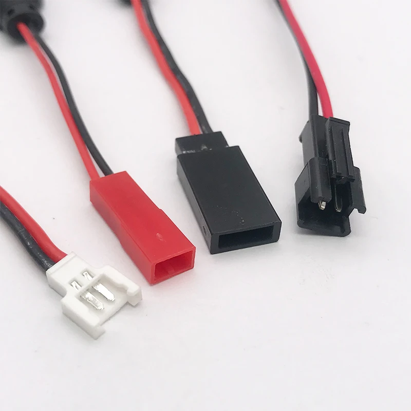 كابل شحن USB ببطارية ليثيوم بقوة 3.7 فولت مع منفذ USB إلى مقبس JST/SM/Futaba لطائرة بدون طيار RC قطعة نموذجية