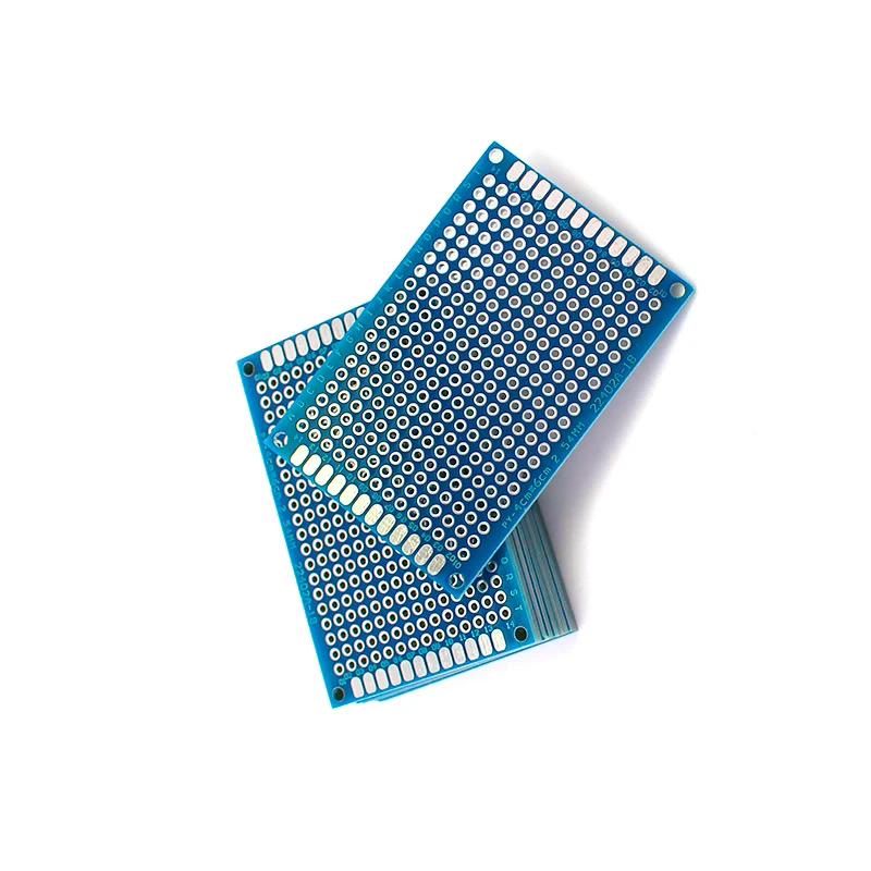 10pcs Electronic PCB Board 4x6cm Blue Double Side Prototype PCB Board Soldering Board electronic components kit