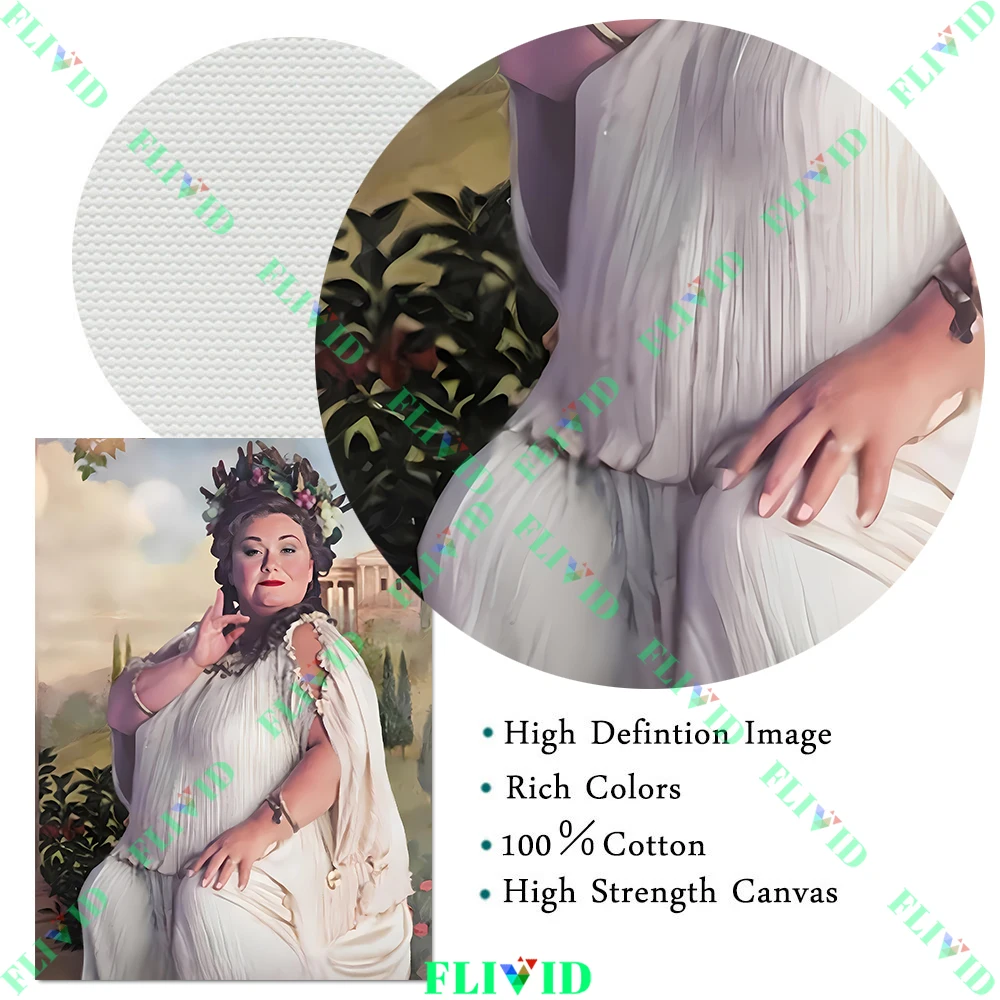 معالج المدرسة ملصق فني وطباعة ، معالج القلعة شبح ملصق ، سيدة الدهون الغناء والشبح الورني على لوحات القماش الجدارية