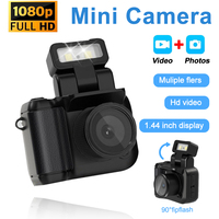 HD1080P Monoreflexes Style Mini Camera  CMOS With LCD Screen Flash Lamp And Battery Dock Portable Video Recorder DV Y4000