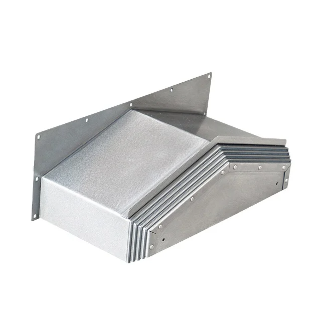 

CNC Machine Protective Flat Dust Telescopic Steel Bellow Covers Guard Shield Shield for CNC Machines