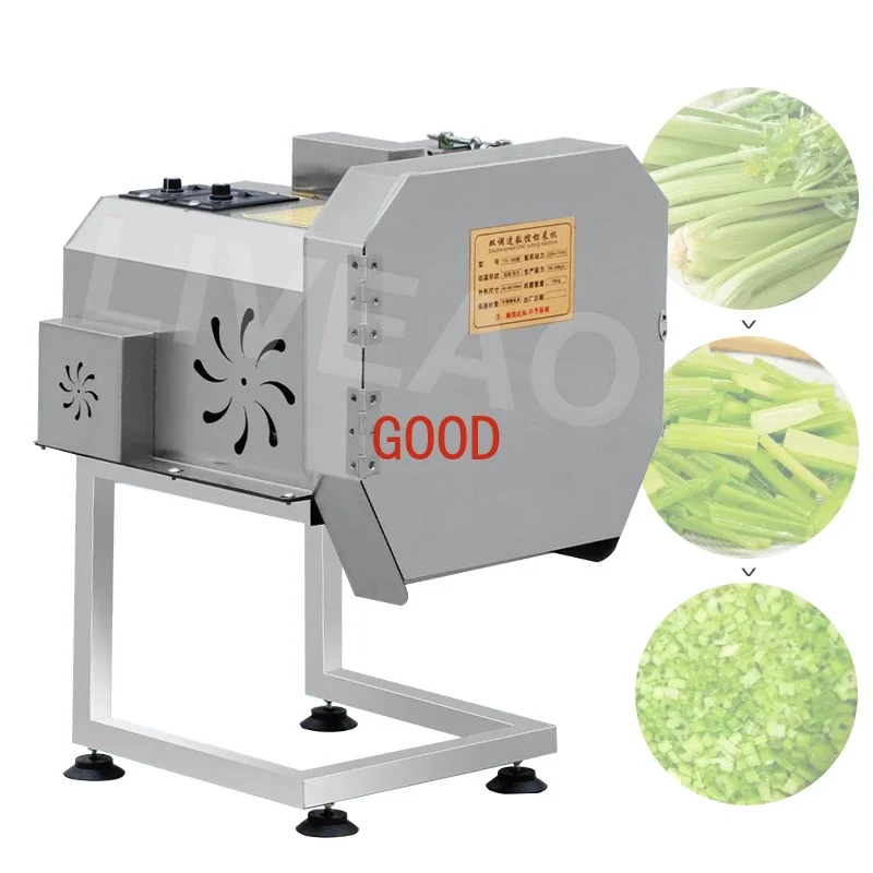 Industrial Green Leaf Fennel Leek Vegetable Chili Chopper Machine Cucumber Lotus Root Slicer