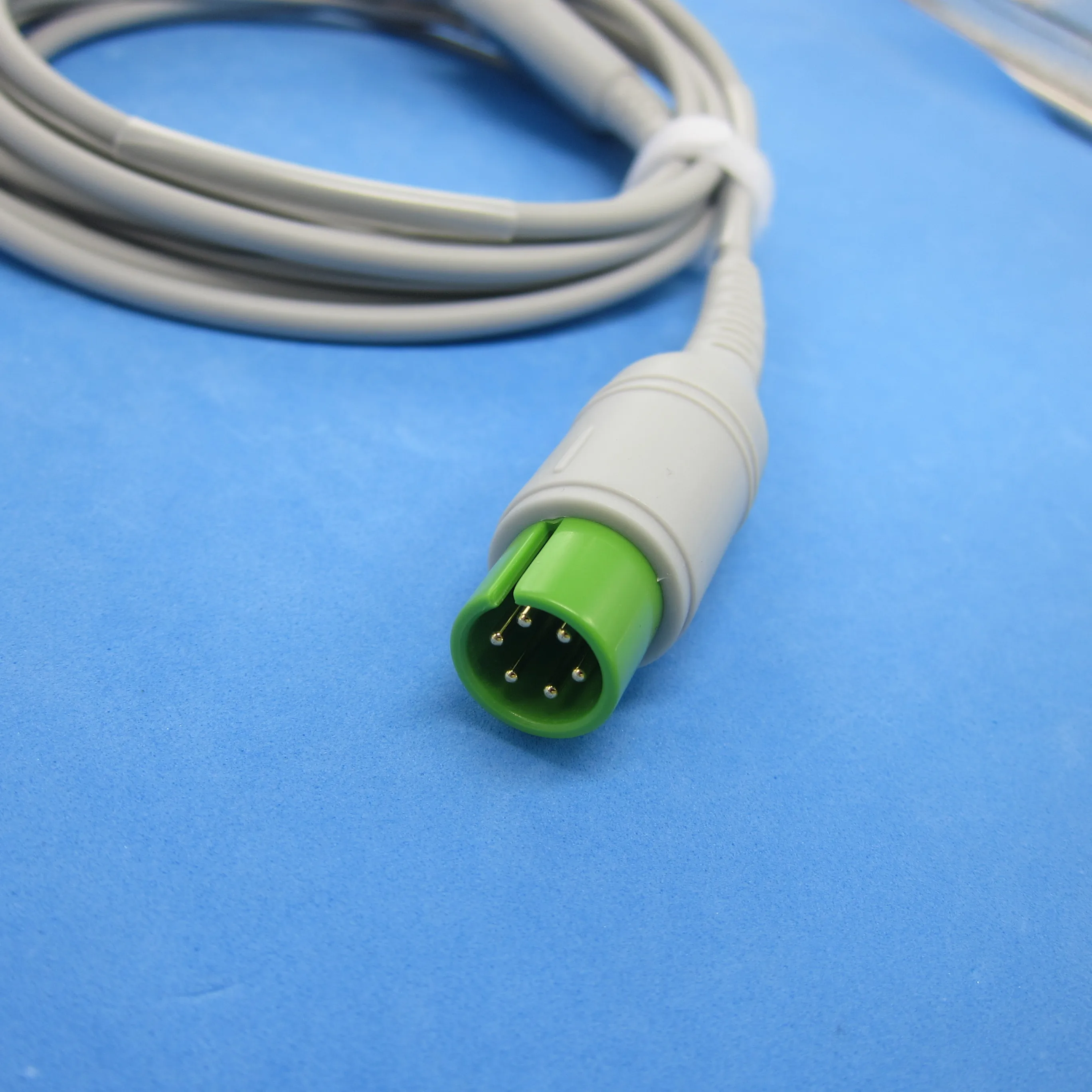 One-Piece Ecg Cable Ekg Cable Iec 3leads 5leads Snap Clip Ecg Electrode Machine for China M&b Mornitor Machine