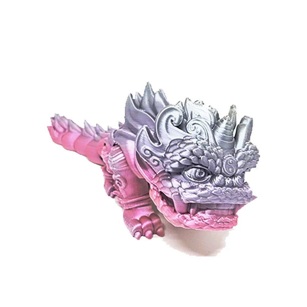 3D-printen Chinese stijl leeuw 10 cm gradiënt desktop decoratie ornament cadeau voor jongens en meisjes speelgoedfiguren grappig speelgoed