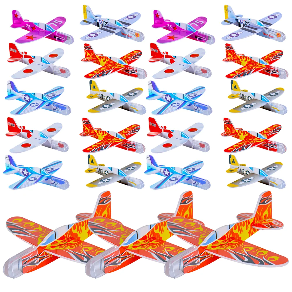 30 Pcs Small Plane Outdoor Sport Game Toys For Kids Airplane Airplanes Children’s Glider Boy Model