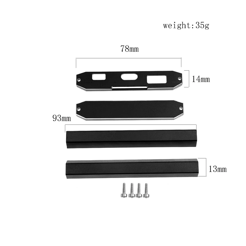 Aluminum Alloy Transmitter Protector Frame FS-NB4 For Flysky Noble NB4 / NB4 Pro Remote Control