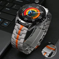 22mm Stainless Steel Strap For Huawei Watch GT 5 Pro 46mm Bracelet For Huawei Watch 3/4 Pro GT5 GT4 GT3 Honor GS Pro/GS 3 Band