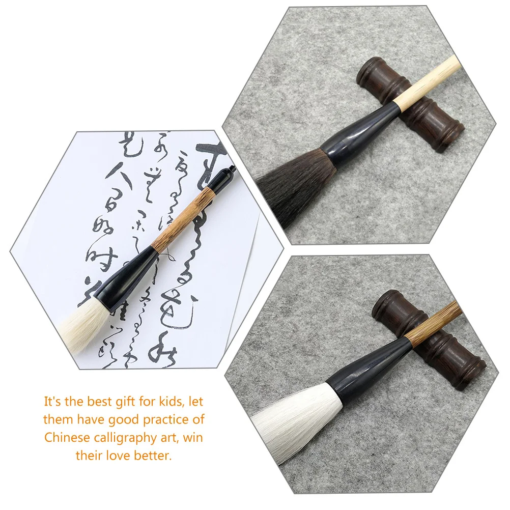 2 قطعة أقلام فرشاة الخط الصيني قسط الكتابة اللوحة الفنية القرطاسية للطلاب ممارسة الخط الكبير دائم