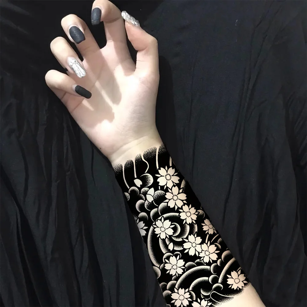 1 Sheet Herbal Finger Tattoo Sticker Waterproof and Long-lasting Temporary Tattoo