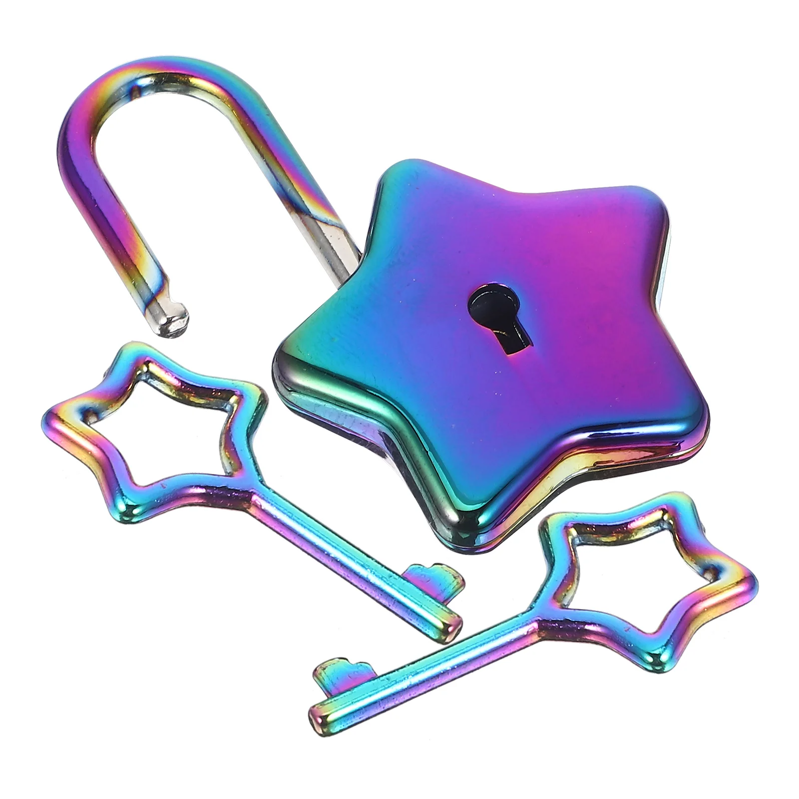Shaped Locks Keys Five Pointed Star Shape Key Star Shaped Lock Key Cute Star Shaped Lock Jewelry Box Purse Luggage