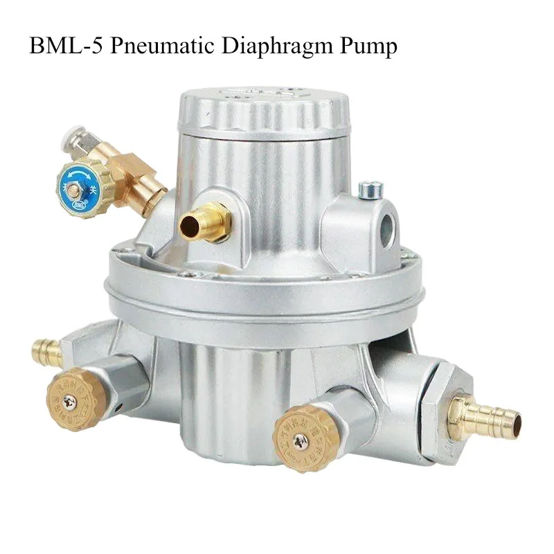 BML-5 Pneumatic Unidirectional Diaphragm Pump Carton Mechanical Ink Pump Corrosion resistant Adhesive Ink Solvent Pump