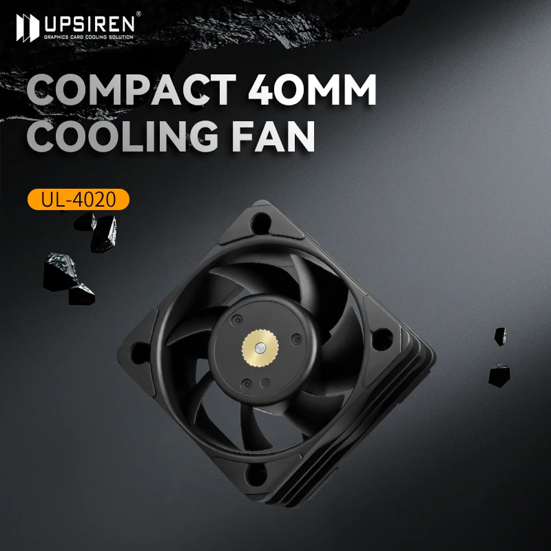 UPSIREN UL-4020 4cm Cooling Fan/40x40x20mm/double ball bearings/PWM Intelligent Temperature Control Ultra Small Fan