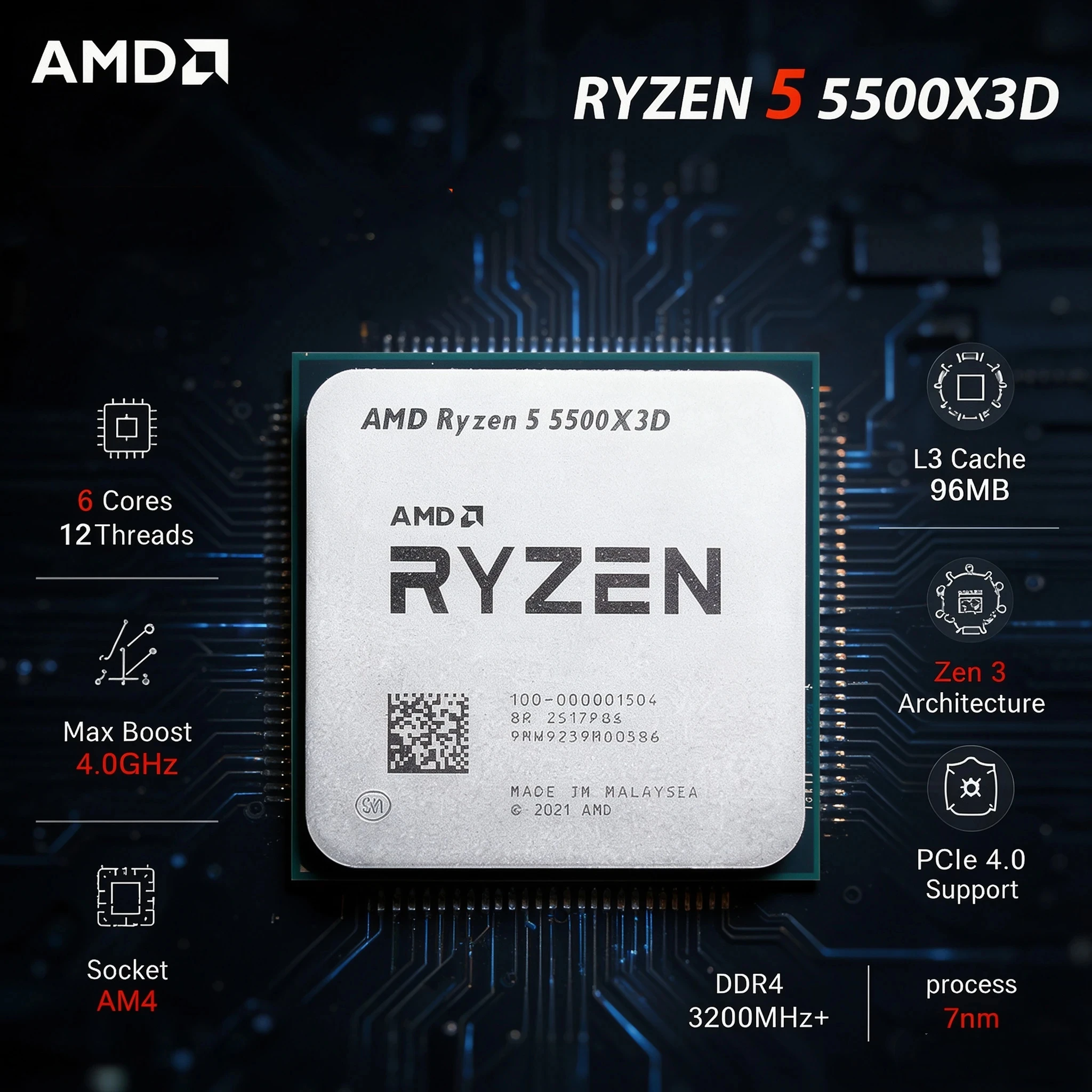 Ryzen 5 5500x3d-AliExpress