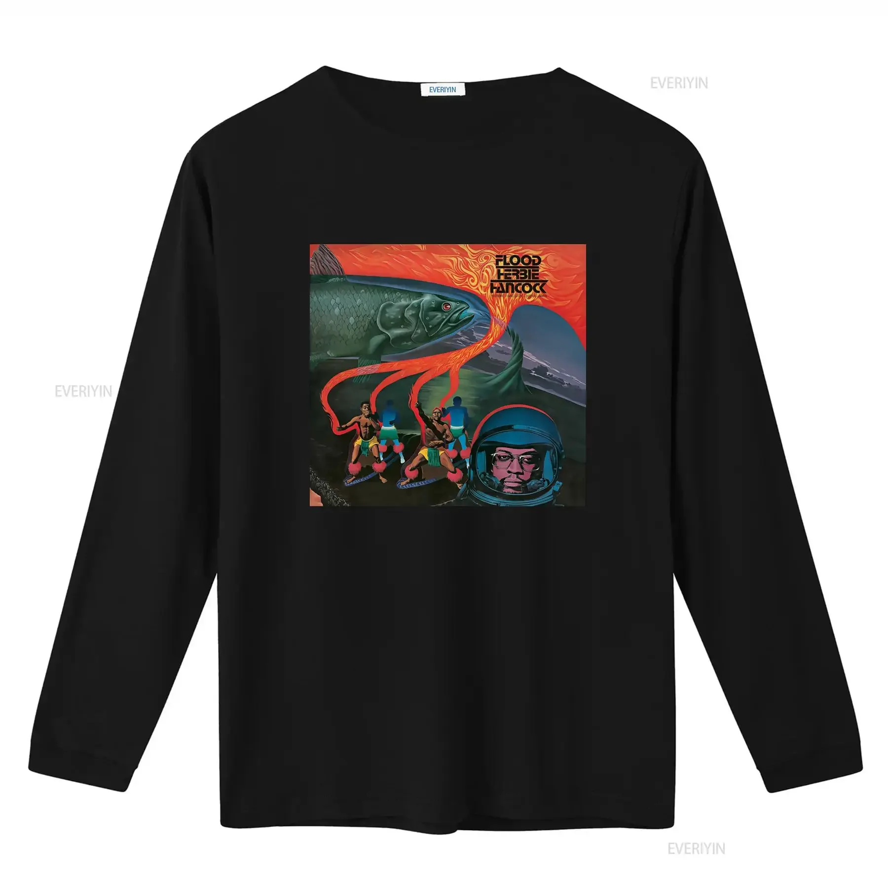 Flood Herbie Hancock Funk Jazz T Shirt The Headhunters Bennie Maupin Paul Jackson Retro Sci Fi Art Print vintage Washed