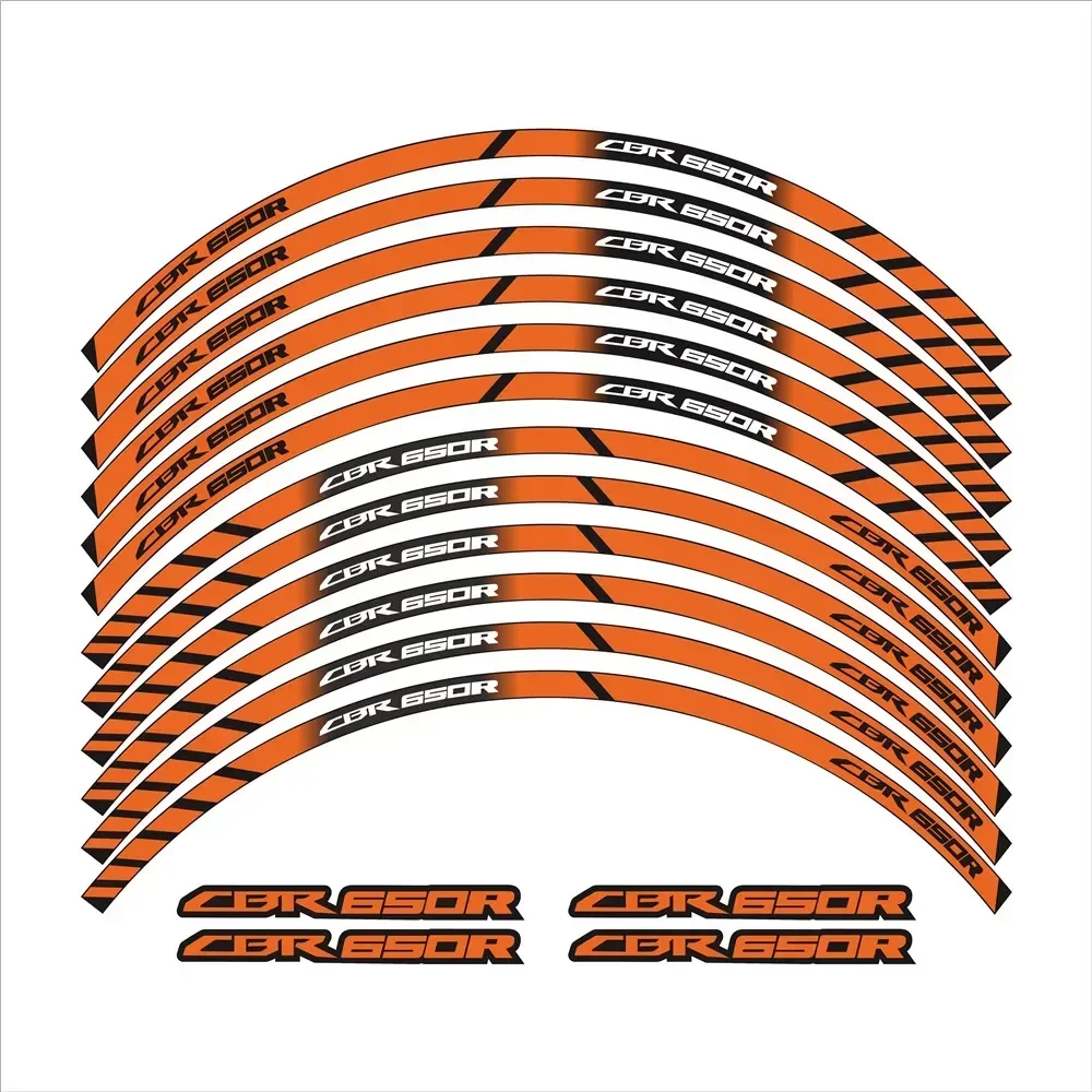 For Honda CBR650R CBR 650R Motorbike Parts Contour Wheel Decoration Decal Sticker - 5