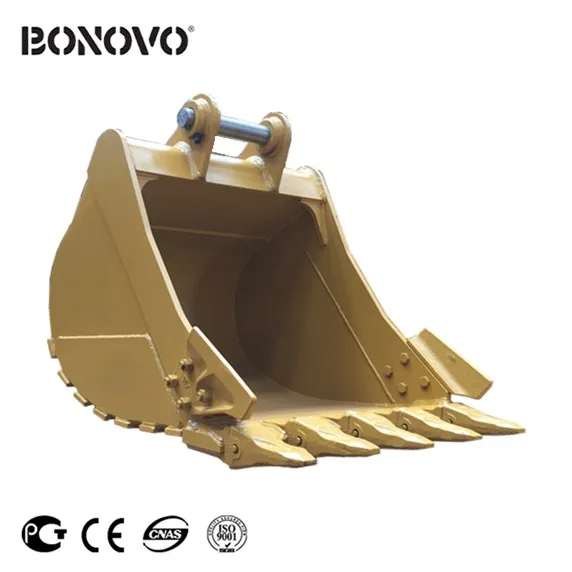 Heavy Duty Excavator Bucket Excavator Attachments Parts for