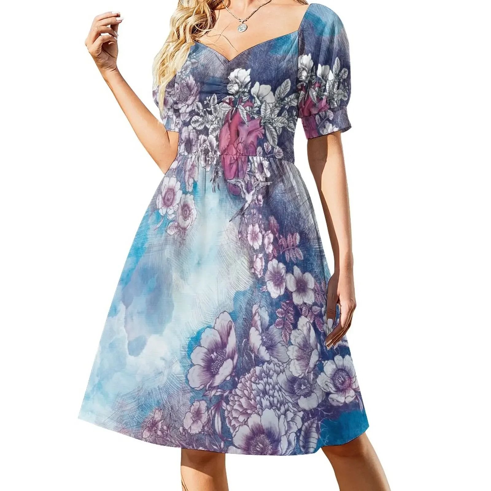 

singing heart Sleeveless Dress Female clothing dresses for women summer dress for women 2024