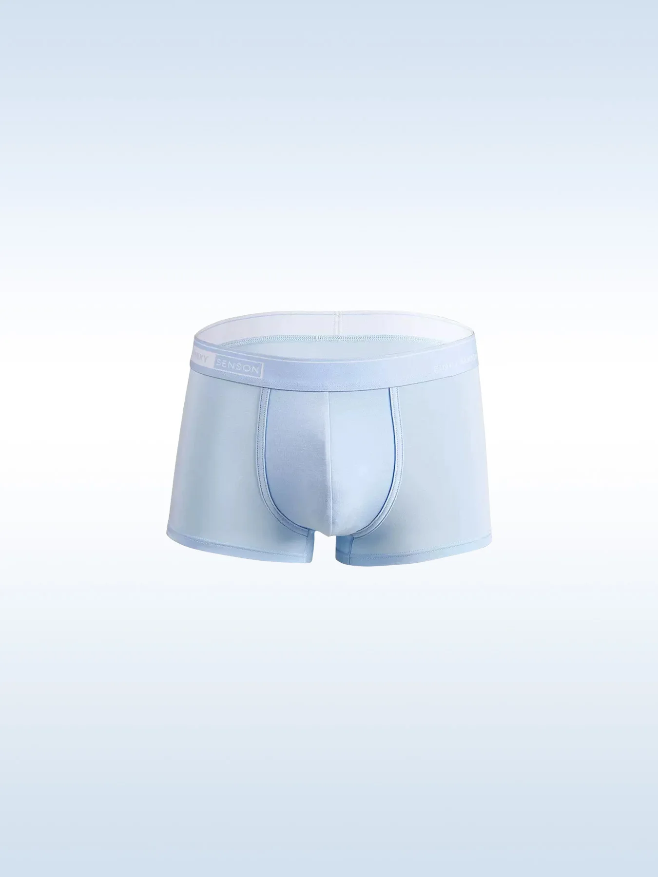 Conjunto de boxers masculinos de 8 peças |   Bloco de cores minimalista preto e azul claro, respirável e adequado para a pele como "segunda pele respirável"